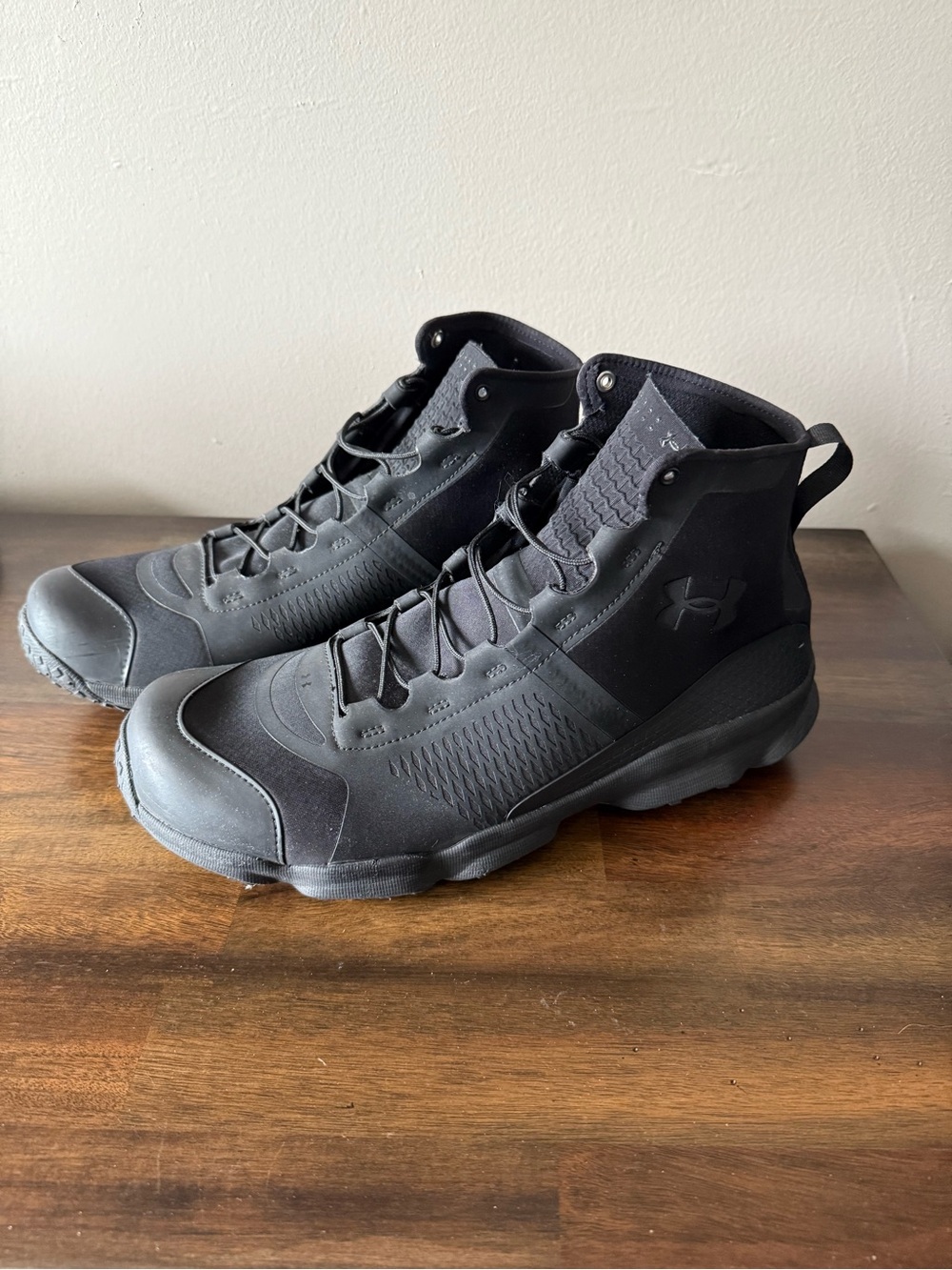 Under Armour UA SpeedFit Hike Mid Black Mens Size 14 Boots